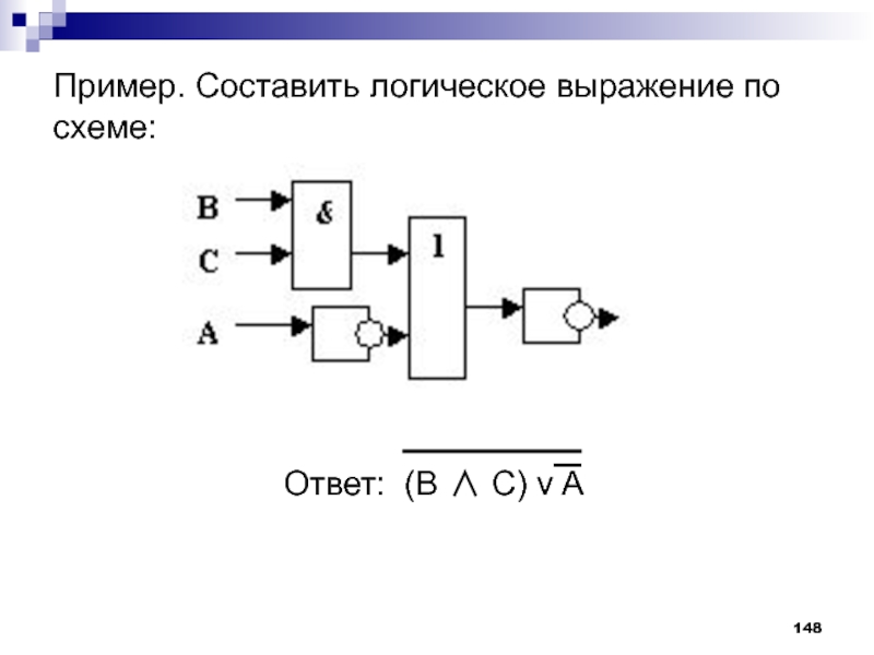 Логическая схема a b