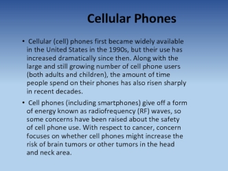 Cellular Phones