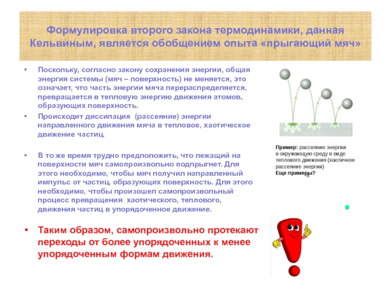 Самопроизвольные химические процессы