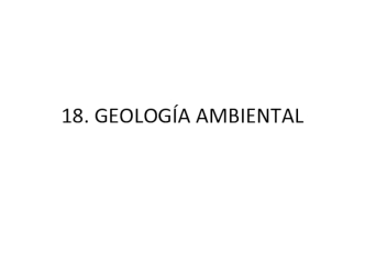 Geología ambiental
