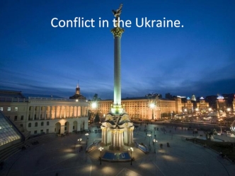 Conflict in the Ukraine