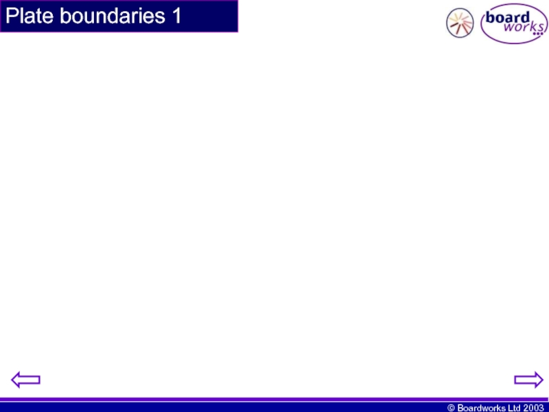 Plate boundaries 1