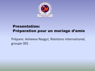 Préparation pour un mariage d’amie