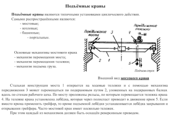 Подъёмные краны