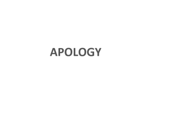 Apology