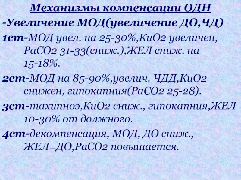 Механизмы компенсации. Механизмы компенсации при острой дыхательной недостаточности. Компенсаторные реакции при острой дыхательной недостаточности.. Компенсация острой дыхательной недостаточности. Компенсаторные механизмы при дыхательной недостаточности.