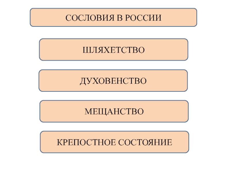 Сословие духовенство характеристика