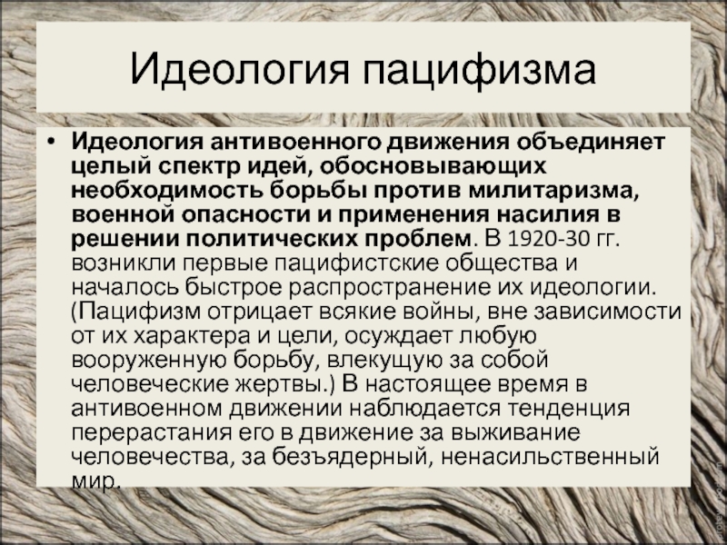 Проблемы войны и мира в 1920 е годы милитаризм и пацифизм презентация 11 класс