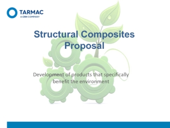 Structural Composites Proposal