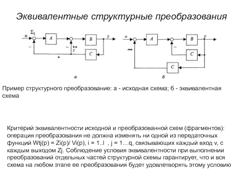 Реферат: Построение структурных схем систем автоматического управления