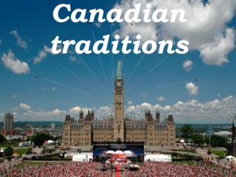 Canadian traditions