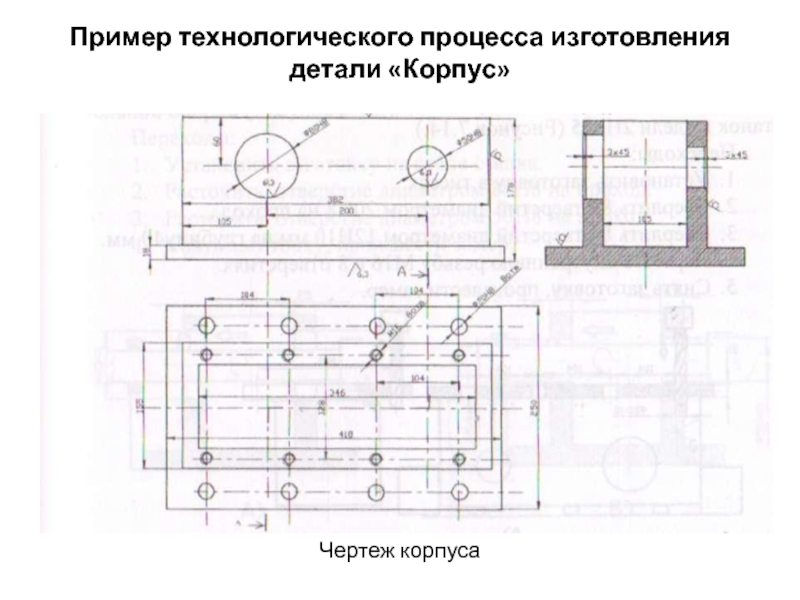 Технологический процесс изготовления детали