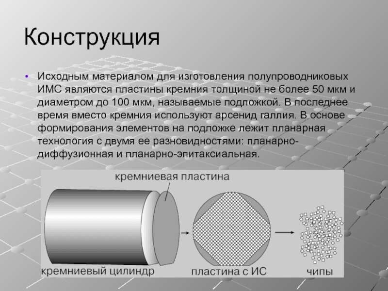 Первоначальный материал. Конструкция полупроводниковой ИМС. Материалы для полупроводниковых микросхем. Изготовление полупроводников материал. Технология изготовления интегральных микросхем.