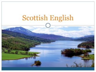 Scottish english