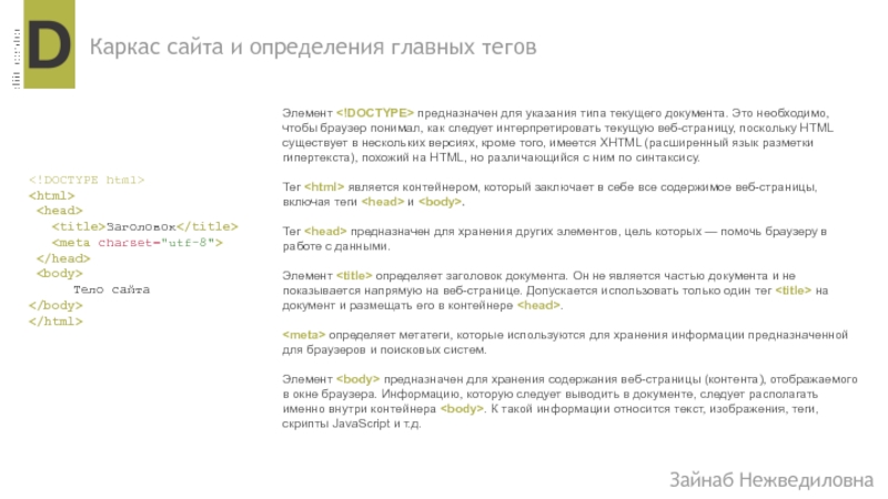 Повторите страницу по данному по образцу html