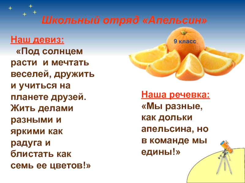 Пословица не родятся апельсинки