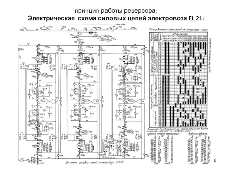 Силовая электрическая схема