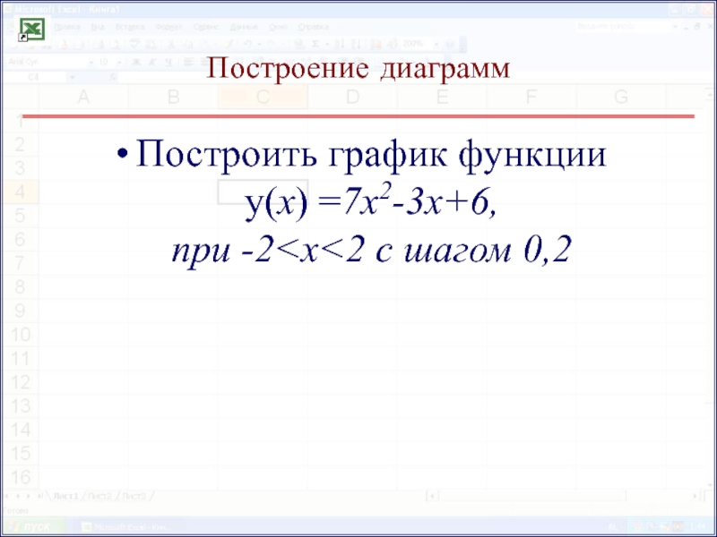 Деловая графика условная функция 8 класс презентация семакин