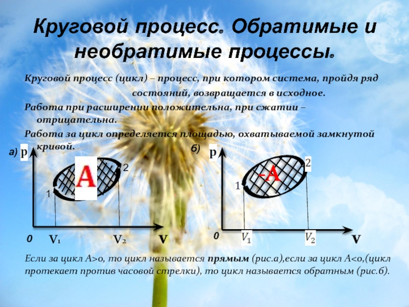 Обратимые и необратимые тепловые процессы