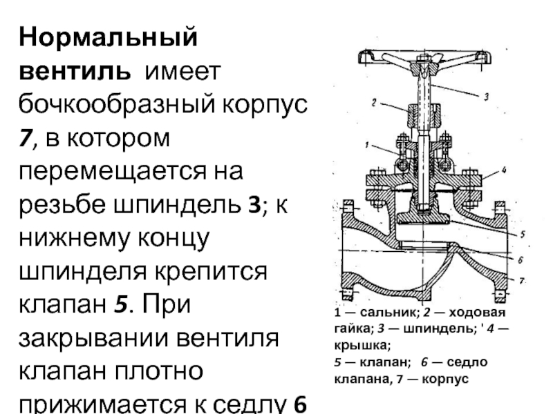 Запорная арматура чертеж