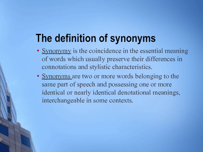 Synonym usually word choice