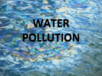 Water pollution