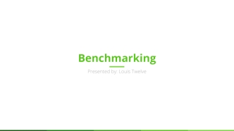 Benchmarking