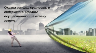 Охрана земель: сущность и содержание. Органы, осуществляющие охрану земель