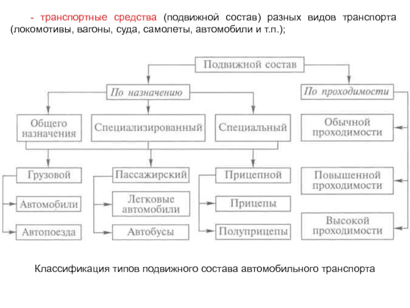 Подвижной состав автомобильного транспорта презентация