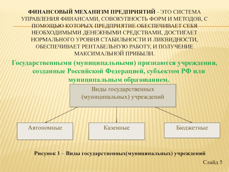 Механизм фирм. Финансовый механизм предприятия. Финансовый механизм казенного учреждения. Бюджетный механизм. Гос финансирование фирмы.