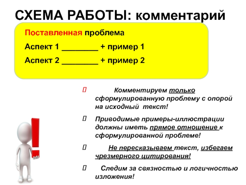 Предложения должны быть сформулированы. Опора тексте пример. Прямое отношение. Поставить проблему. 1)Формулировка проблемы затронутой в тексте 2) примеры-иллюстрации.