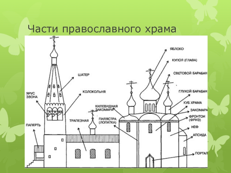 В чем разница между храмом и церковью. Отличие церкви от храма и собора. Части православного храма. Отличия православного храма.