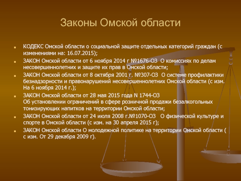 Отдельные законы. Закон Омской области. Закон области. Законодательство в Омске.