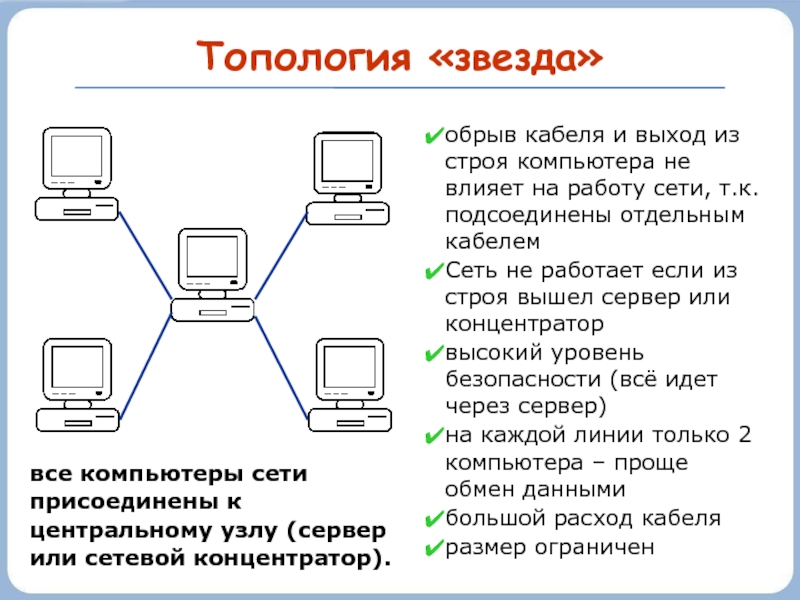 Сетевой т д. Топология сети с двумя подсетями. Выход из строя сервера. Обрыв кабеля в сети с топологией шина. Топология второго уровня сети.