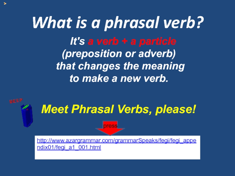 http://www.azargrammar.com/grammarSpeaks/fegi/fegi_appendix01/fegi_a1_001.html  It's a verb + a particle (preposition or adverb)