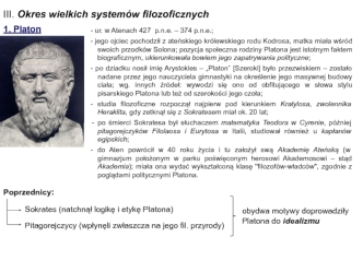 Okres wielkich systemów filozoficznych. (3)