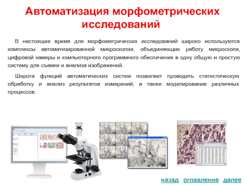 Методы анализа изображений