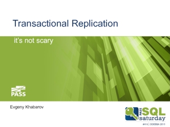 Transactional Replication