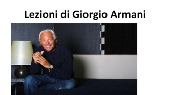 Lezioni di Giorgio Armani