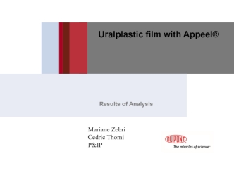 Uralplastic film with Appeel®