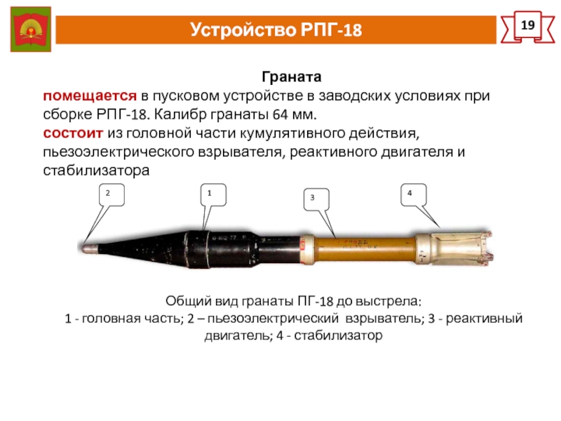 Устройство 18. Взрыватель РПГ 7. Конструкция стабилизаторов снаряда РПГ. РПГ 7 устройство взрывателя. Пьезоэлектрический взрыватель РПГ.