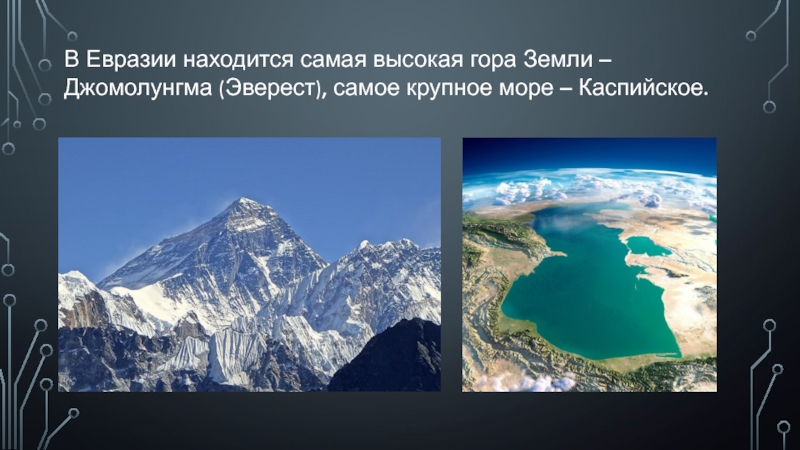 Высочайшие горные системы евразии