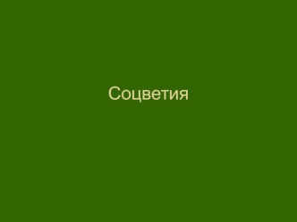 Соцветия. Строение соцветия