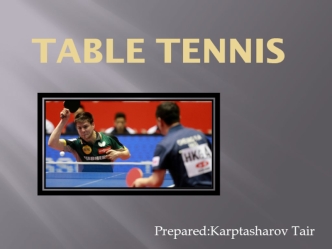 Table tennis