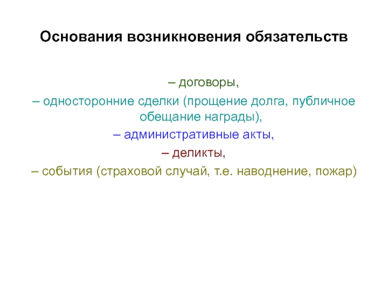 Публичное обещание награды презентация