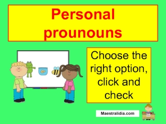 Personal prounouns