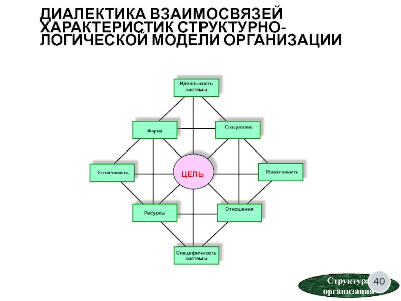 Поведение менеджера и собственника структурно логическая схема