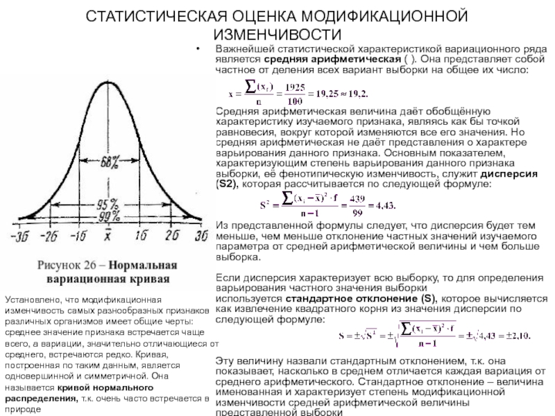 Вариационная кривая это