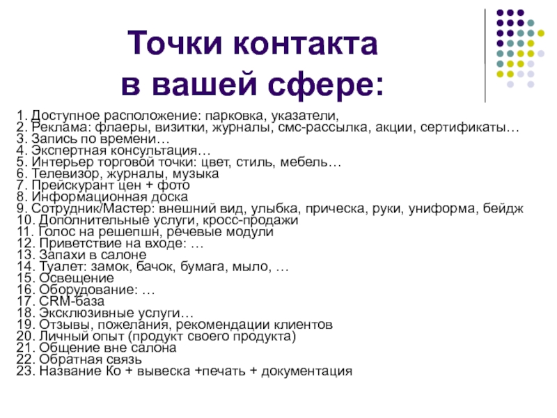 Оцените с точки. Точки контакта презентация. Точки контакта Севастополь рекламное.