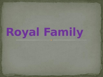 The Royal Family